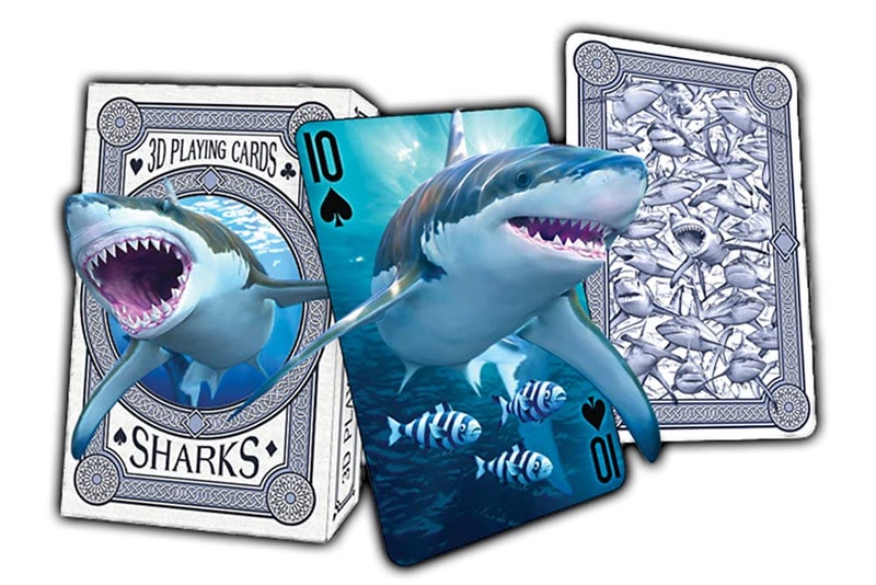 Artgame 3D Lenticular Shark Playing Card Deck - Image 1